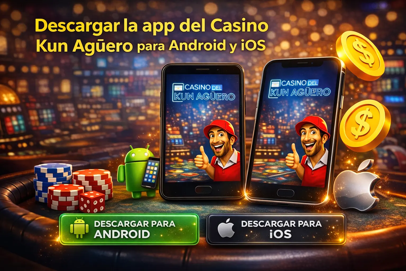 Descargar la app del Casino Kun Agüero para Android y iOS
