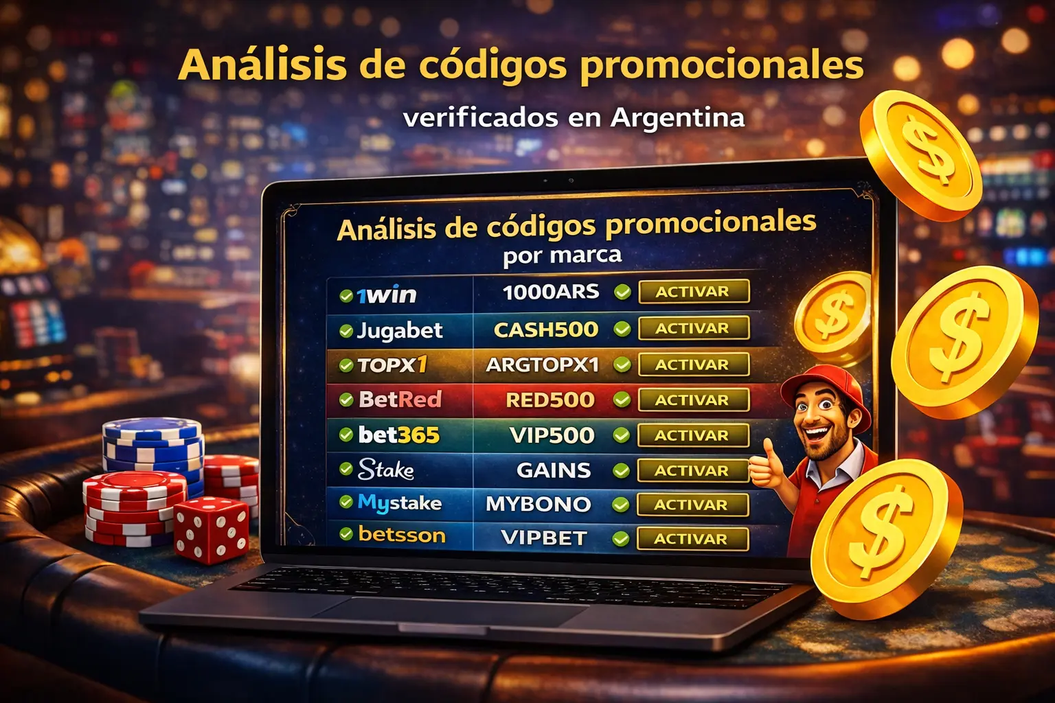 Evaluación operativa de códigos por plataforma en Casino del Kun Agüero 2026